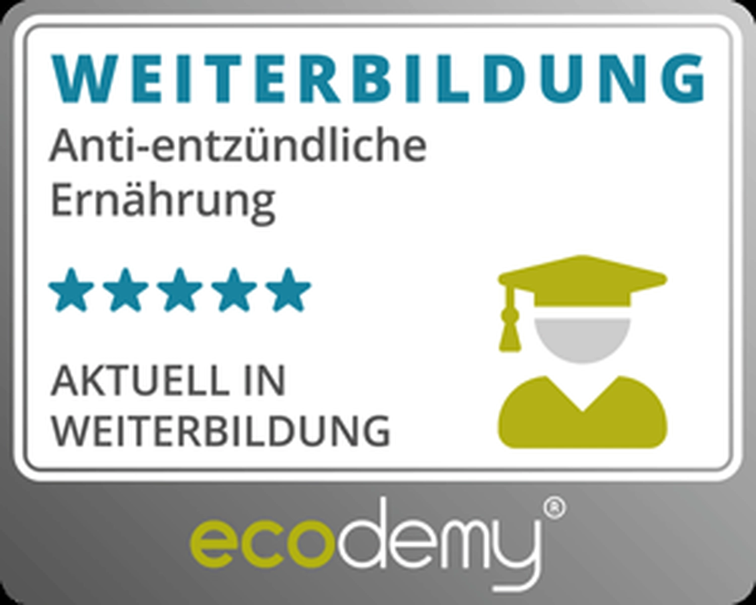 NaturTeller – vegane Ernährungsberatung - Zertifikat