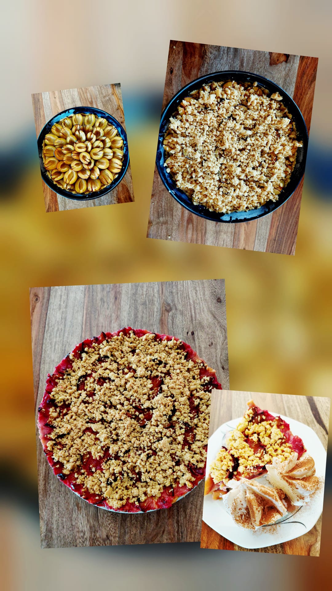 Zwetschgenkuchen mit Streuseln